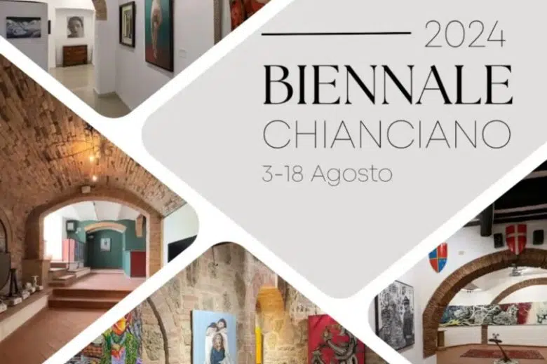 Biennale di Chianciano 2024 opere di 150 artisti da tutto il mondo Biennale Chianciano 2024, locandina