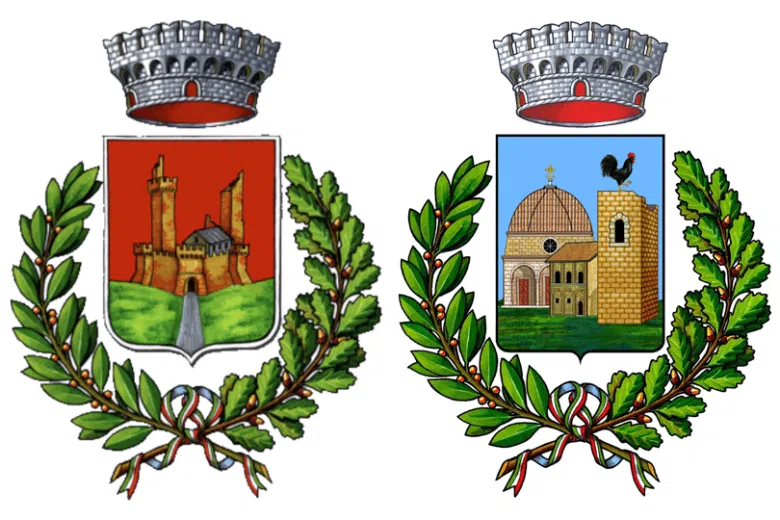 Comuni di Monteriggioni e Castellina in Chianti, stemmi
