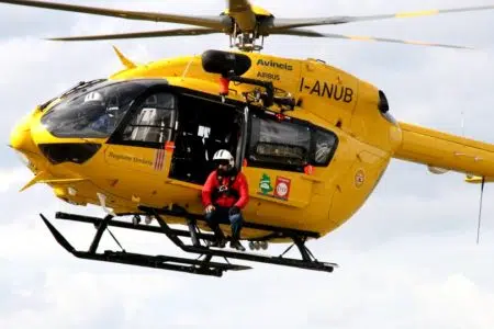 Incidente in moto a Cetona, gravissimo 34enne Elisoccorso Regione Umbria