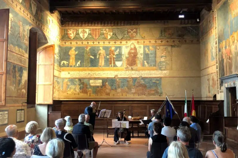 Festival barocco di San Gimignano, concerto in sala Dante