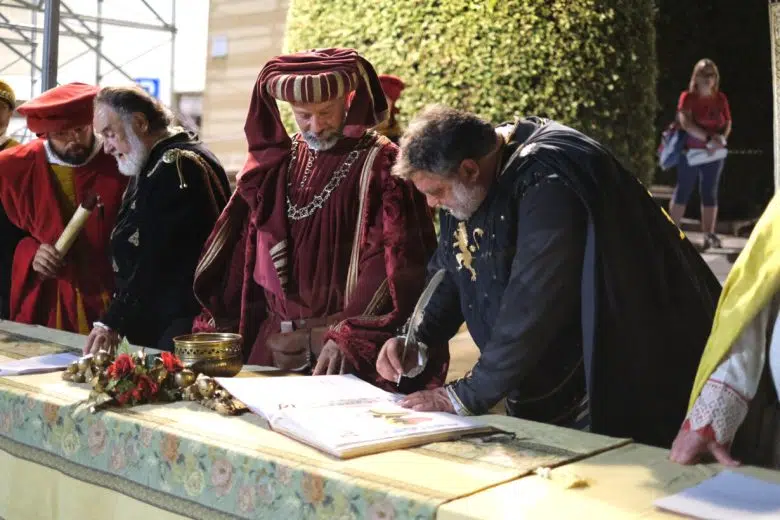 Giostra del Saracino di Sarteano, la Tratta dei bossoli Giostra del Saracino di Sarteano, Tratta dei bossoli