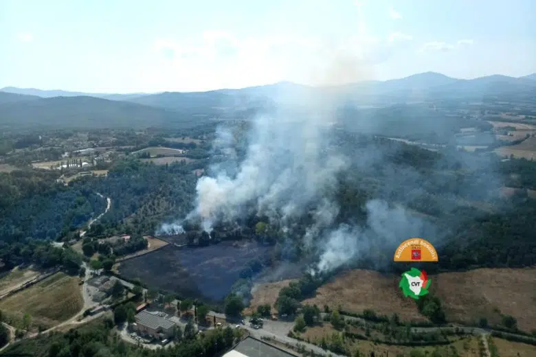 Incendio a San Galgano