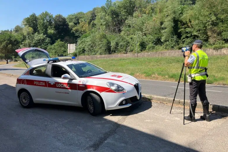 Polizia Municipale di Siena, telelaser