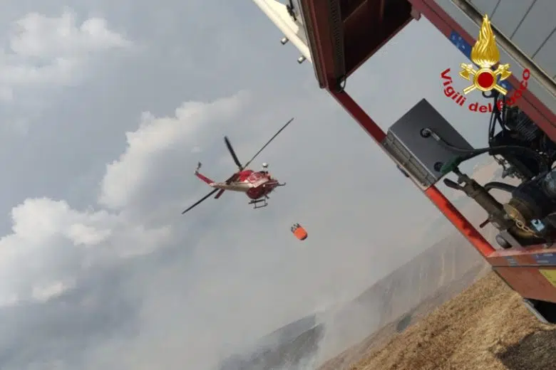 Incendio colline Asciano 13 agosto 2024, Vigili del Fuoco