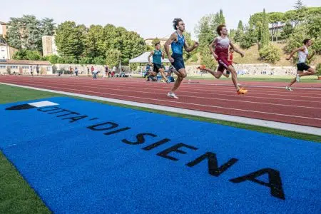 L’Uisp Atletica Siena compie settant’anni Campo scuola "Renzo Corsi" a Siena, corsa