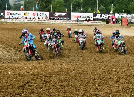 Gran finale del campionato Toscano e Umbro motocross a Chiusdino Chiusdino motocross park, partenza Junior