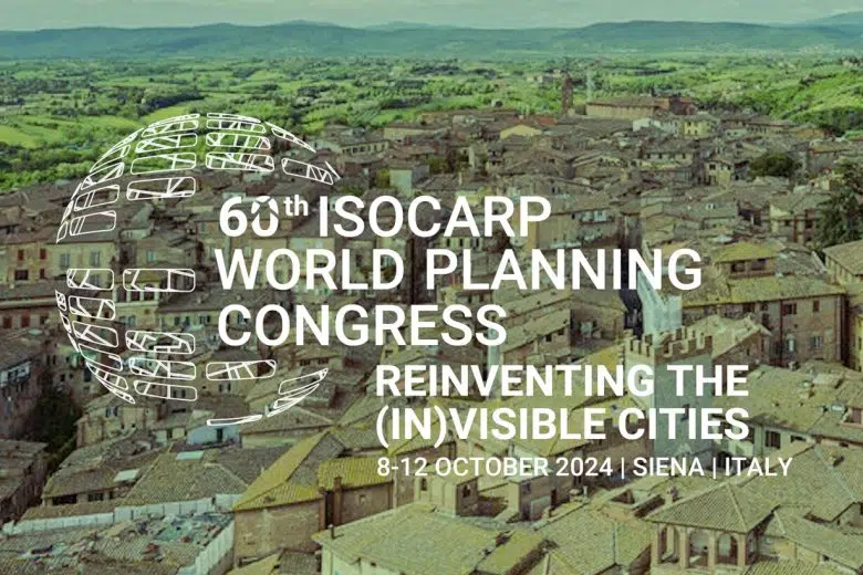 Congresso mondiale pianificazione urbana a Siena, locandina