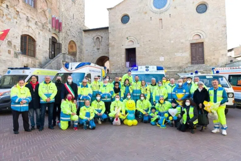 Misericordia di San Gimignano, gruppo