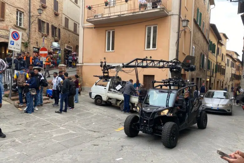 Montepulciano, riprese film War 2