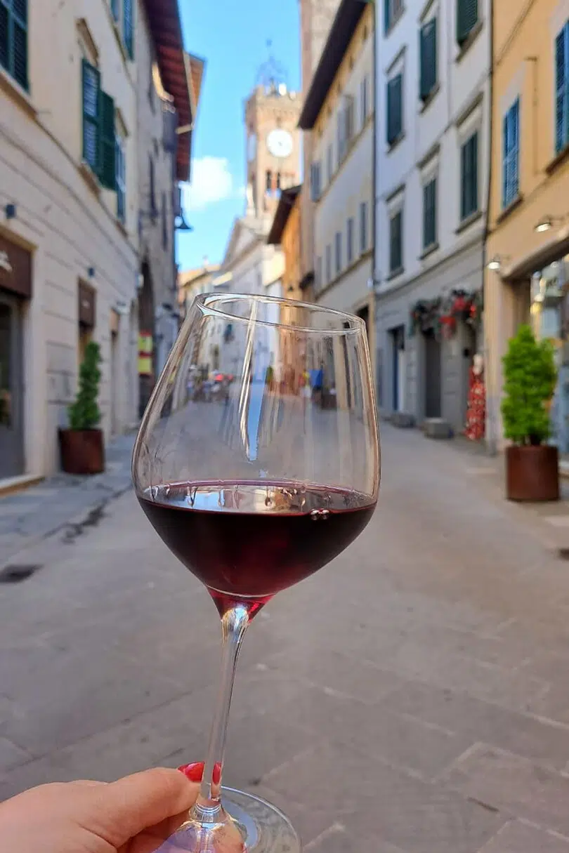 “Poggibonsi di Gusto”, bicchiere di vino, Via Maestra