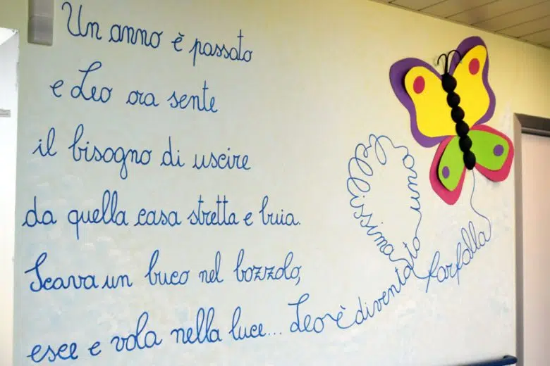 Policlinico di Siena, dipinto Neuropsichiatria infantile