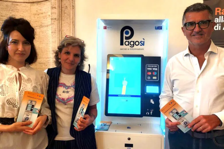 Nuovo totem Pago Sì a Radicondoli Totem Pago Sì a Radicondoli