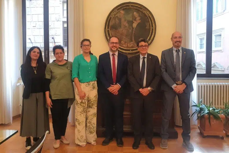 Incontro Rettore brasiliano all'Università di Siena