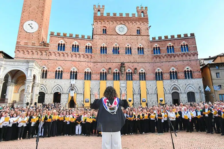 Siena Awards 2024, cerimonia inaugurazione, coro