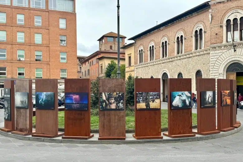 Siena Awards 2024, installazione in piazza Matteotti