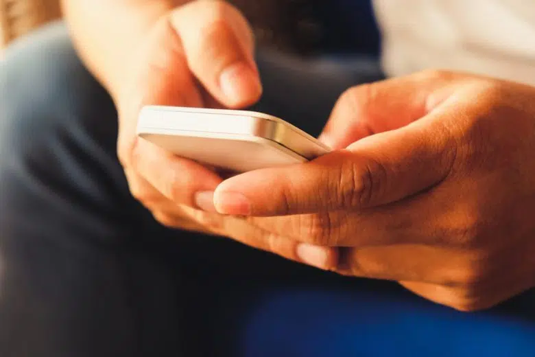 Smartphone, invio, lettura, messaggio