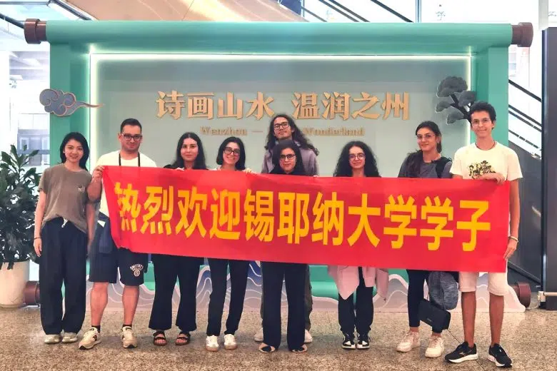 Studenti dell'Università di Siena in Cina