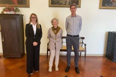 Museo Civico di Montepulciano, Patrizia La Porta nuovo direttore Museo Civico di Montepulciano, Lara Pieri, Patrizia La Porta e Michele Angiolini