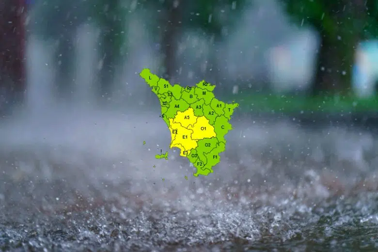 Allerta meteo in Toscana