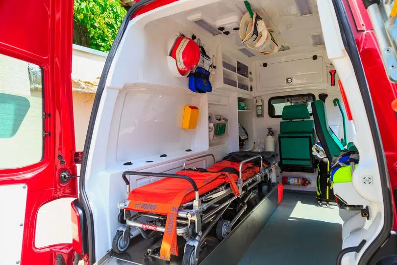 Ambulanza, interno