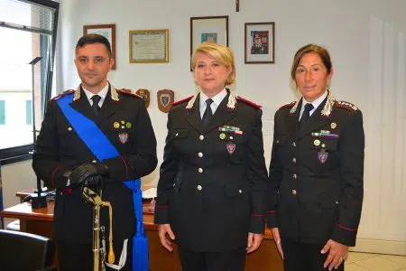 VIsita del Generale dei Carabinieri Forestali Cinzia Gagliardi a Siena