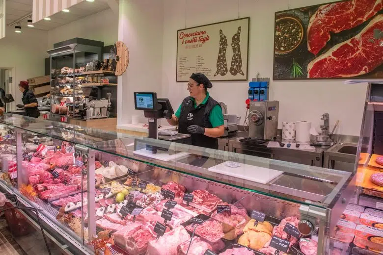 Carrefour Abbadia Montepulciano, carne