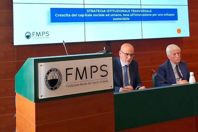 Fondazione Mps, presentato il Documento programmatico previsionale 2025 Fondazione Mps, Marco Forte e Carlo Rossi