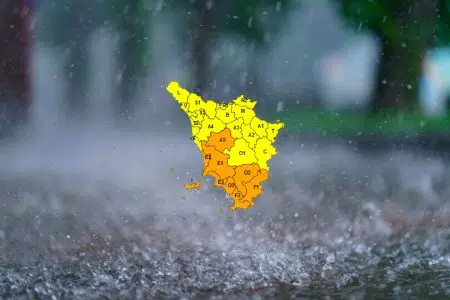 Maltempo in Toscana, codice arancione su zone centromeridionali e Arcipelago Maltempo in Toscana, codice arancione