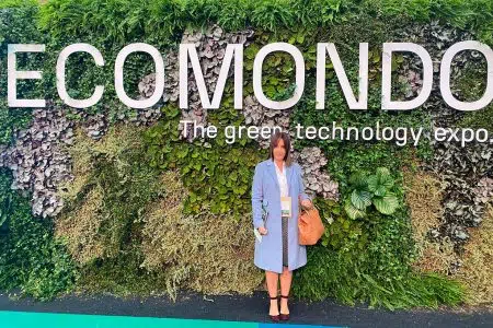 Enoteca Italiana Siena presente a Rimini per Ecomondo 2024 Elena D'Aquanno, presidente di Enoteca Italiana Siena, a Ecomondo
