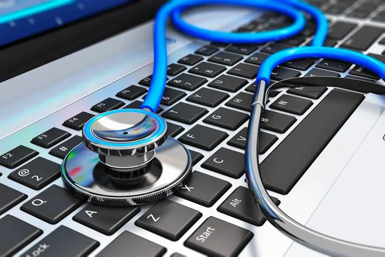 Cup on line sanitario, 9 e 10 novembre sito non accessibile CUP online sanitario, computer, stetoscopio