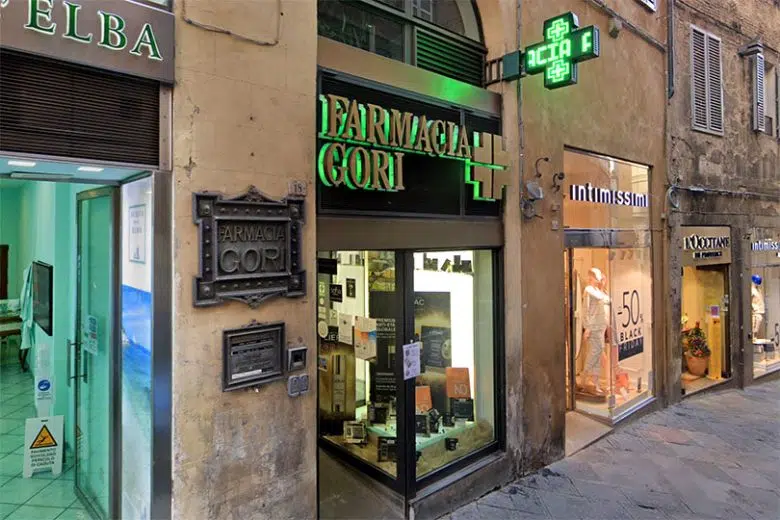 Farmacia Gori a Siena, chiusura per lavori di manutenzione Farmacia Gori a Siena
