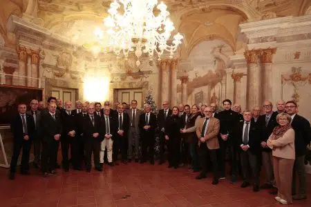 Fondazione Mps incontra le Contrade a Palazzo Sansedoni Incontro tra Fondazione Mps e Contrade di Siena