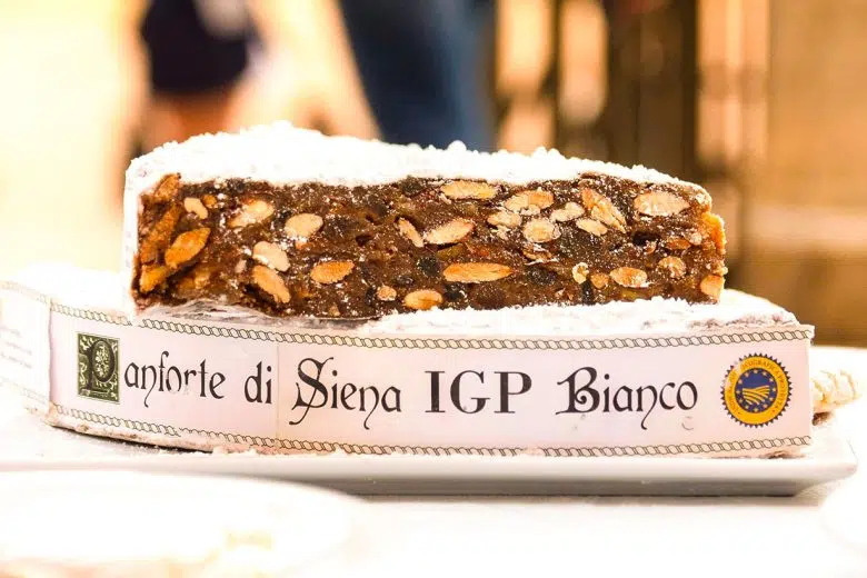 Panforte di Siena Igp protagonista a “Fattore Comune” Panforte di Siena IGP bianco