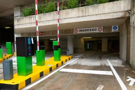 Prossima apertura del parcheggio Le Fonti di Pescaia a Siena Parcheggio Fonti di Pescaia a Siena, ingresso