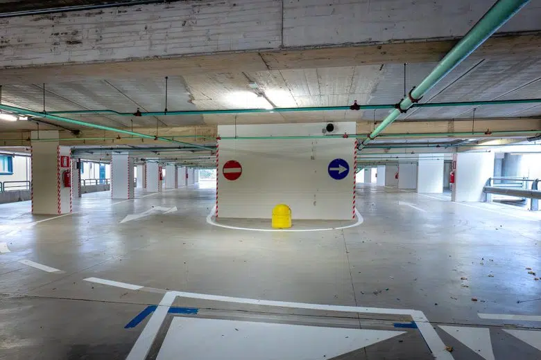Parcheggio Fonti di Pescaia a Siena, interno