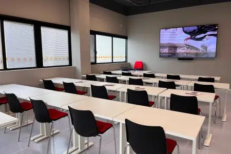 Taglio del nastro per lo Scuola Edile Training Lab, il primo centro per l’alta formazione in edilizia Scuola Edile Training Lab, interno