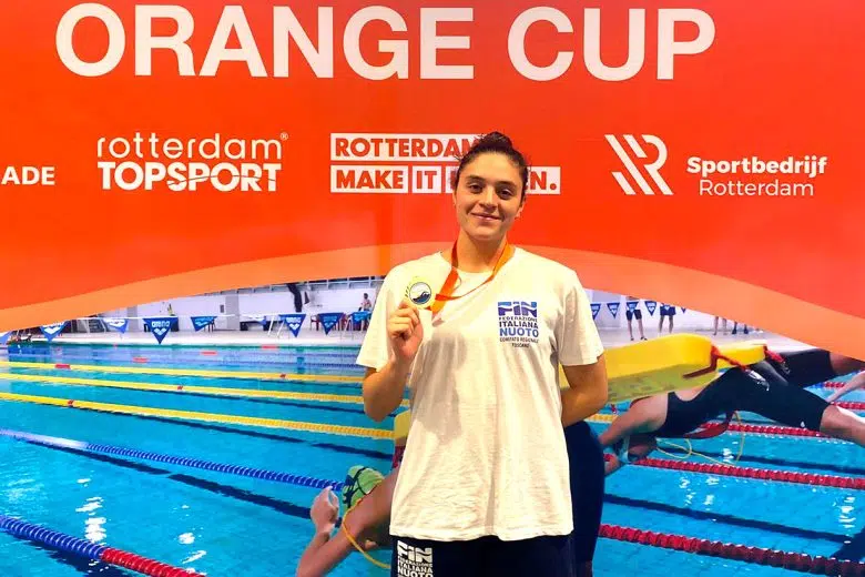 Virtus Buonconvento: Orange Cup Lifesaving e Campionati regionali di nuoto Chiara Costagli