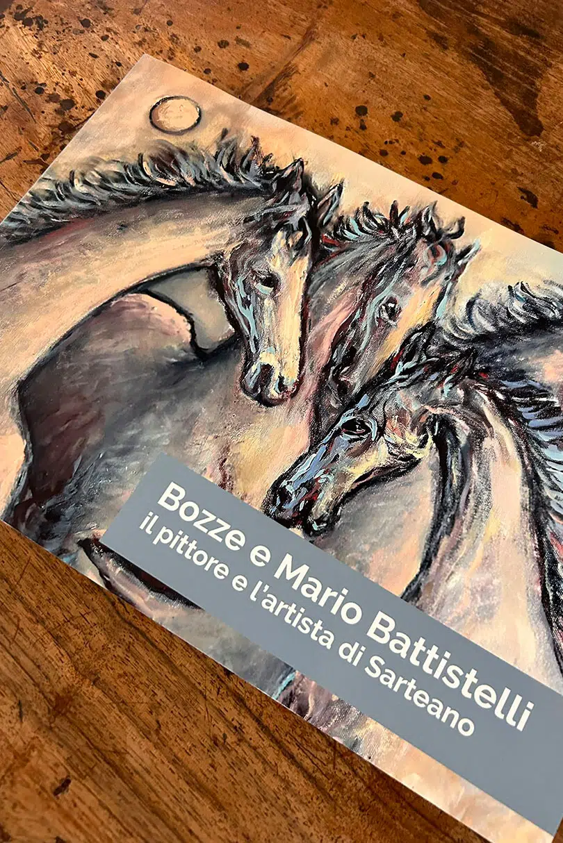 "Bozze e Mario Battistelli", depliant