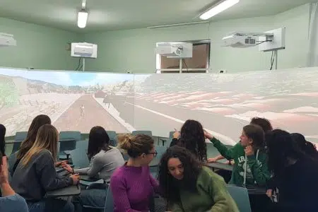 Ai Licei Poliziani quattro nuovi laboratori Licei Poliziani, aula immersiva