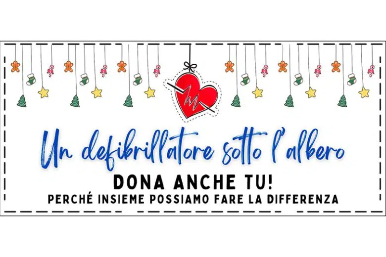 Monteroni d'Arbia, "Un defibrillatore sotto l'albero", locandina