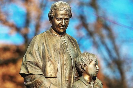I festeggiamenti per i 75 anni della presenza salesiana a Colle di Val d’Elsa San Giovanni Bosco, statua