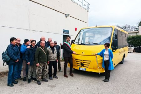 Sovicille, nuovo scuolabus da 44 posti Inaugurazione scuolabus Comune di Sovicille