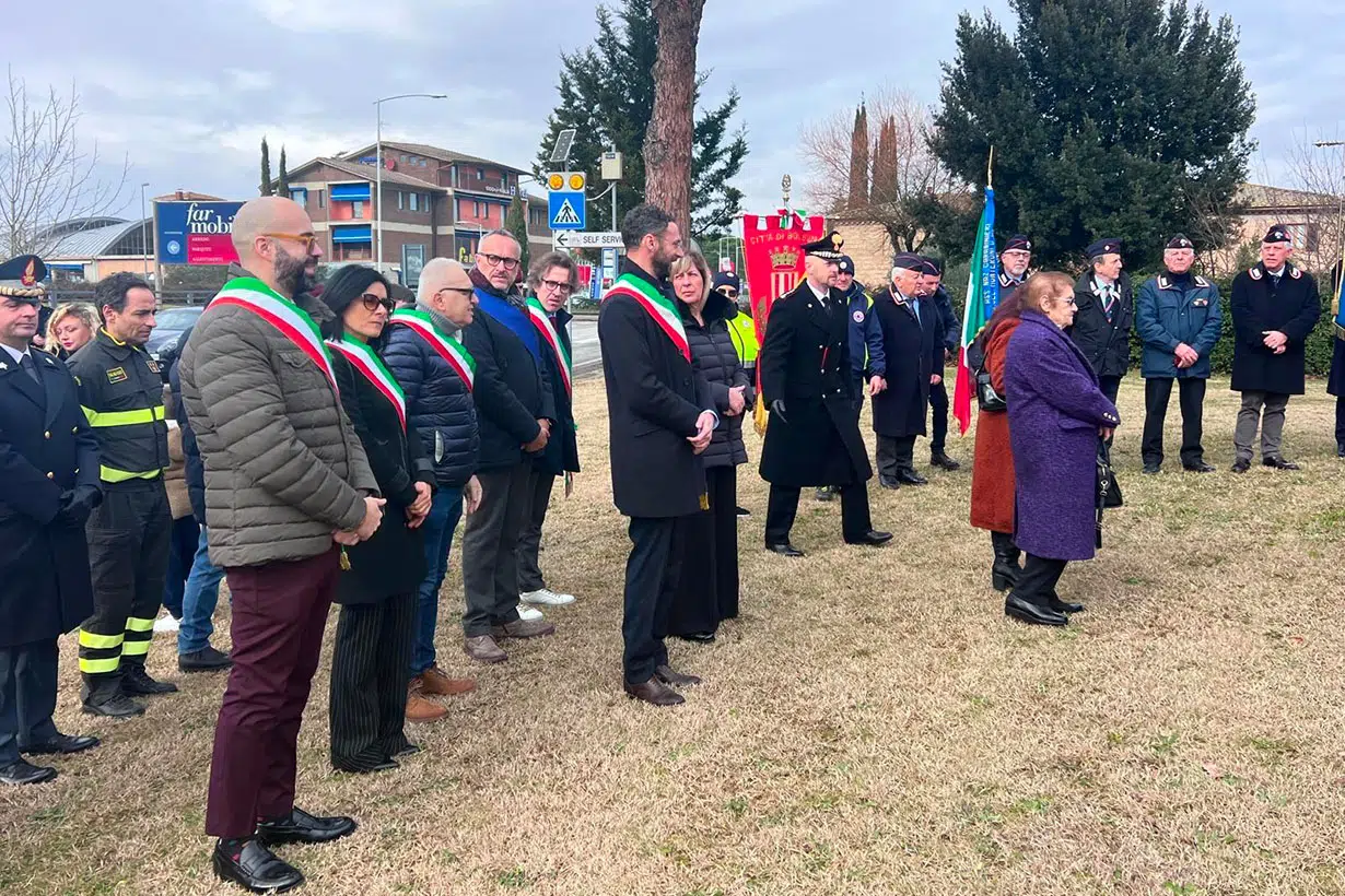 Monteroni d'Arbia, cerimonia anniversario uccisione Savastano e Tarsilli 2023
