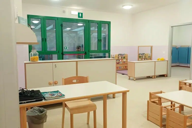 Nido comunale Rodari di Poggibonsi, interno