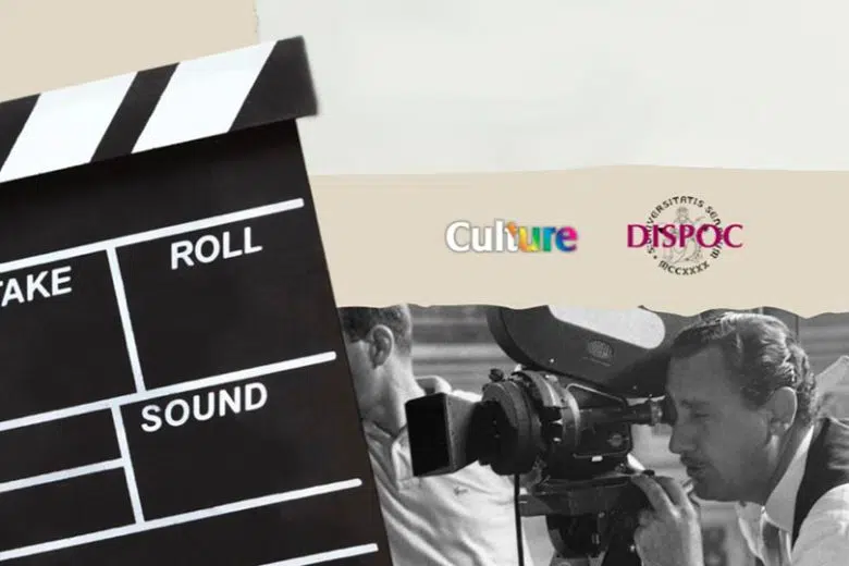 Università di Siena, incontro-lezione notizia cinematografica, locandina