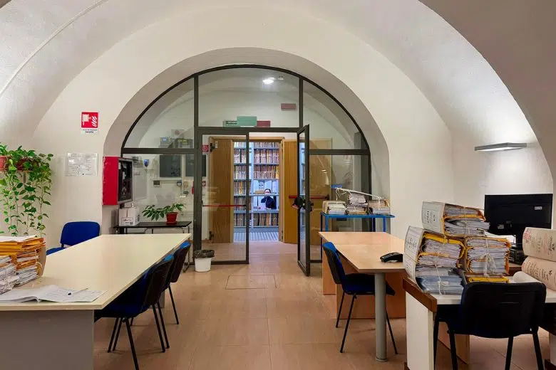 Siena, ufficio accesso atti edilizia, ingresso