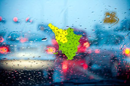Allerta meteo in parte della Toscana per rischio idrogeologico Allerta meteo in Toscana per rischio idrogeologico