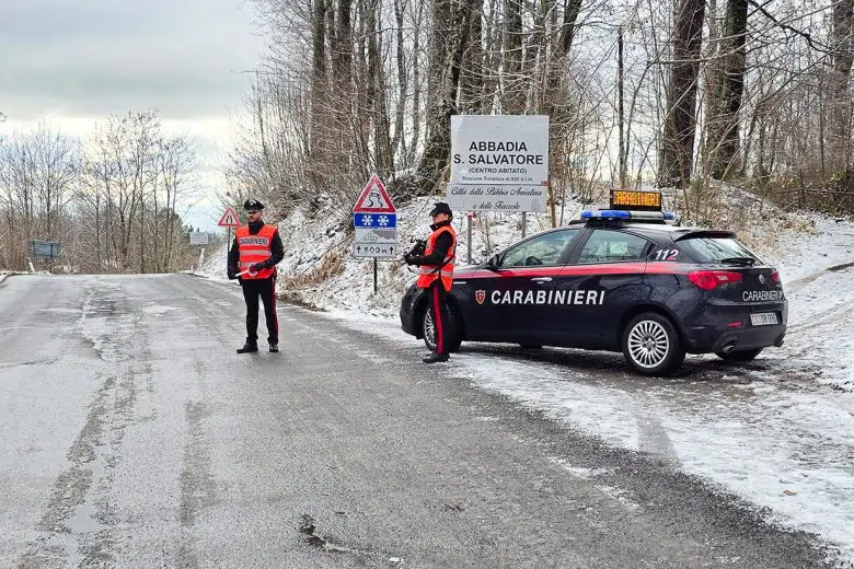 Posto di controllo Carabinieri ad Abbadia San Salvatore