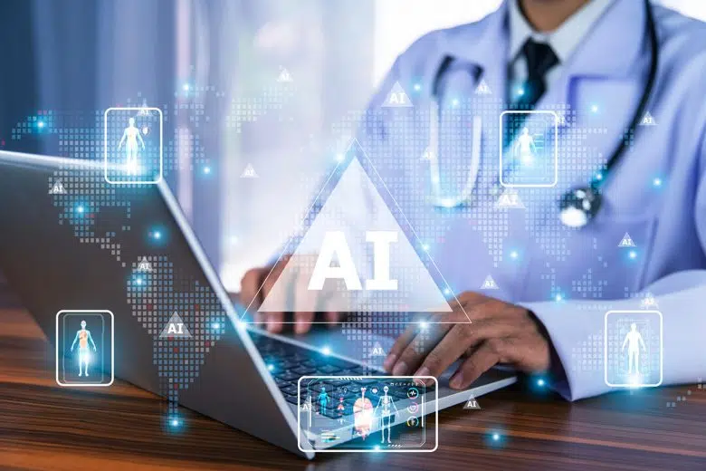Intelligenza artificiale, medico al computer