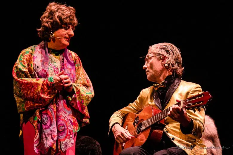 "Le mille e una Bruna", scena dello spettacolo